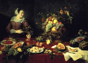 La ciotola di frutta da Frans Snyders or Snijders